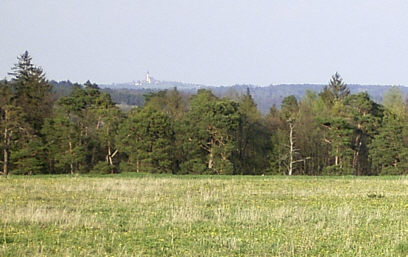 Blick vom Arzberg in Richtung Eichelberg